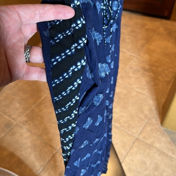 Anthropologie Velvet by Graham & Spencer Blue Cady Jumpsuit Size Medium - Picture 6 of 14